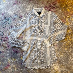 D&G men’s cashew pattern shirt